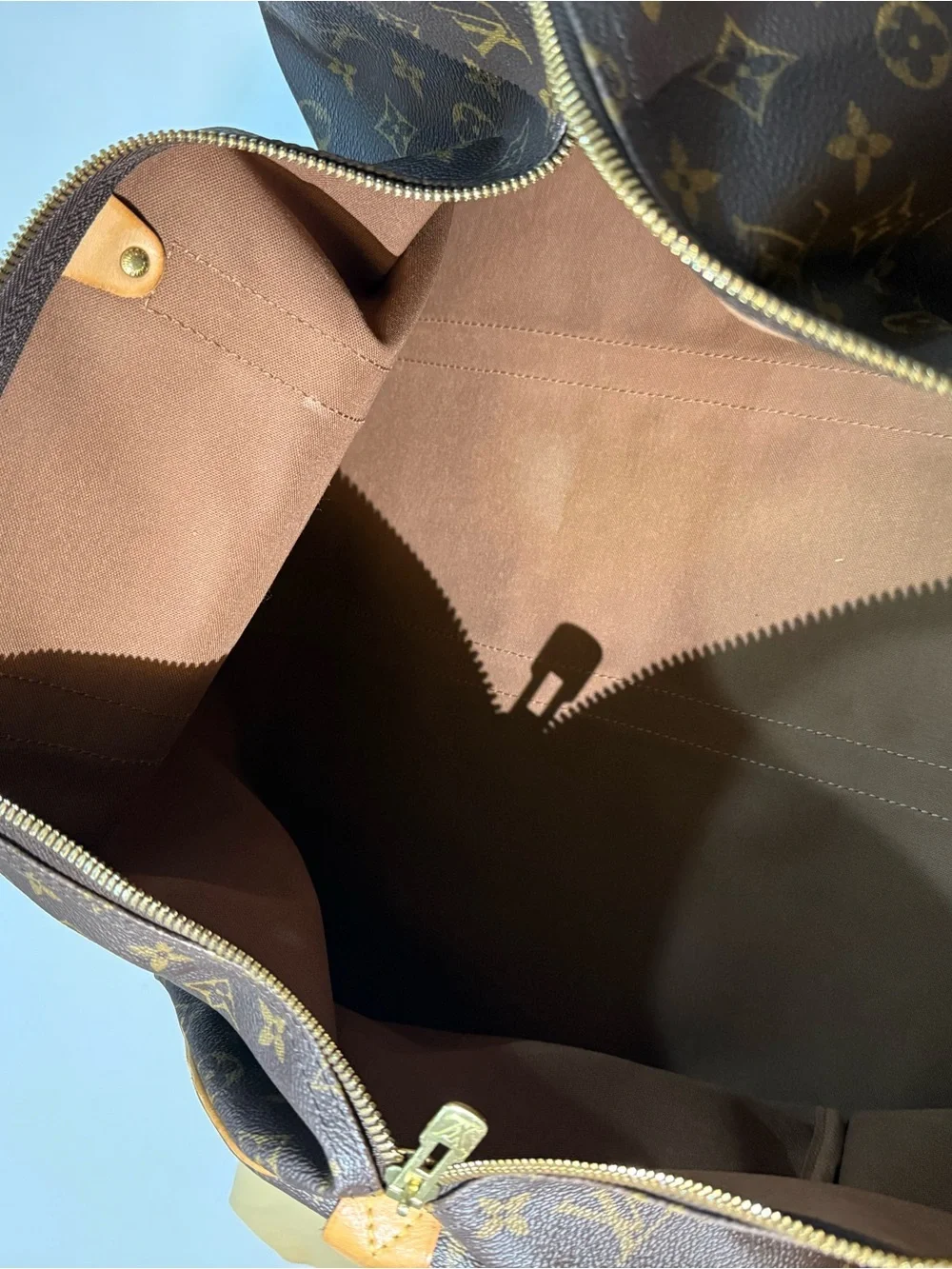 Louis Vuitton Monogram Keepall 55 Travel Duffle bag